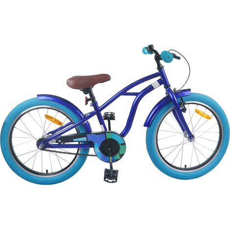 Teenpull – Kinderfahrrad 20 Zoll für 6-11 Jahre alt Dunkelblau (1/5)