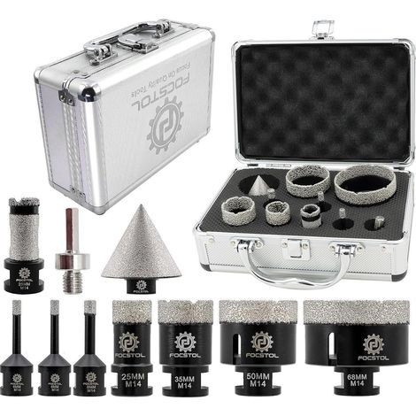 Fliesenbohrer Diamant Fasenbohrer Keramik Marmor Granit KIT5 (1/5)