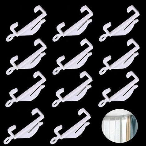 Einzelhandel mit 30 seitlichen Rollenhaken für Gardinenschienen und Zubehör, Ersatzteilen für Kugellager von Gardinenschienen (1/5)