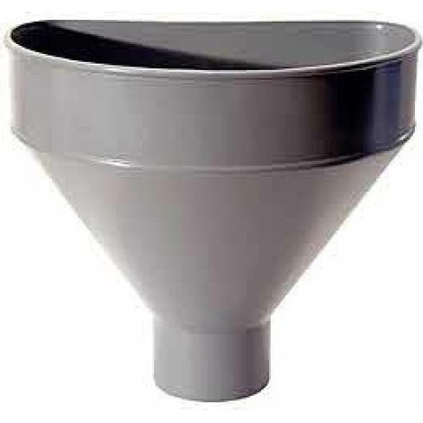 RACCOGLITORE MONOLITICO IN PVC PER PLUVIALI Diam. 100 - Grigio (1/2)