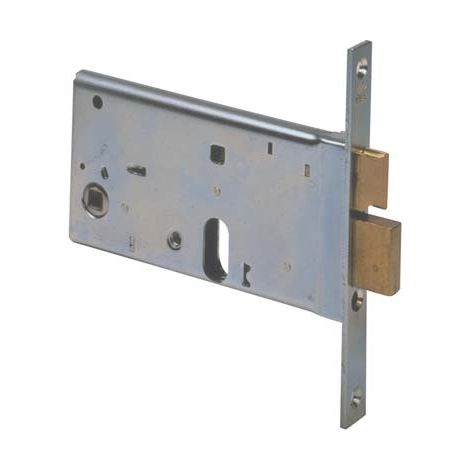 SERRATURA METALLO INFILARE 44460 CISA  B.Q ZINC F.MM 16 F.OVALE M2+SCR H.MM 77 E.MM 80
