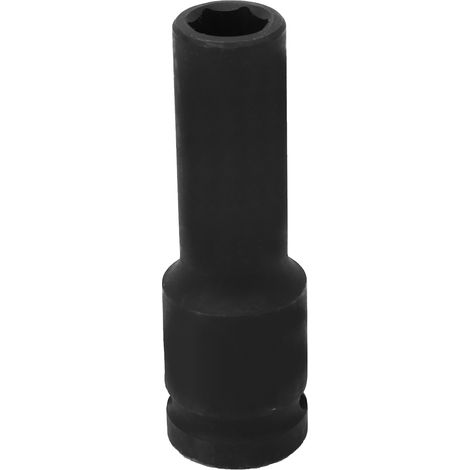 Douille Carrée Hexagonale - Acier Chrome Molybdène - Pour Clé À Chocs Pneumatique - Longueur 80mm H11 - 1 Pièce (1/5)