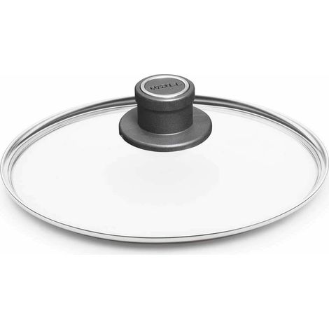 Couvercle en verre de sécurité, Verre Acier inoxydable Plastique, Transparent, 20 cm (1/3)