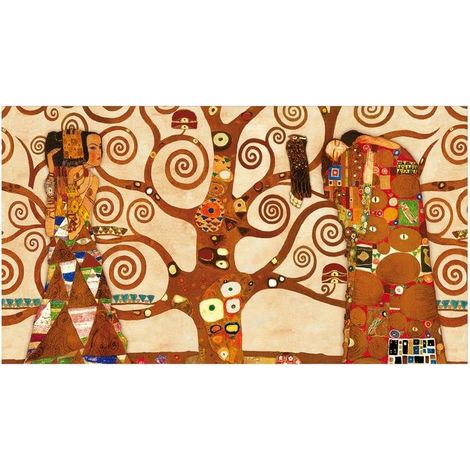 Lupia Quadro Moderno, Vetro Acrilico Plexy, Facile da appendere, da parete, stampa con Colori intensi, prodotto in Italia, 100x150 cm L'ALBERO DELLA VITA (1/4)