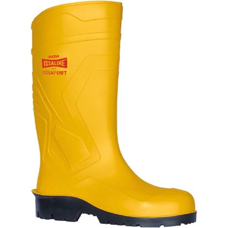 STIVALI IN GOMMA NITRILICA SICUREZZA N.41 GIALLO