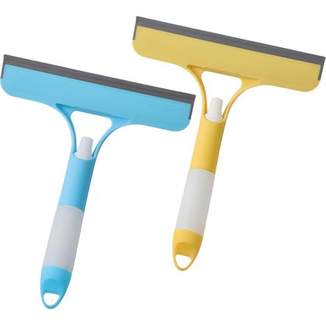 2 raclettes lave-vitres, pulvérisateur, pour douche et maison (1/5)