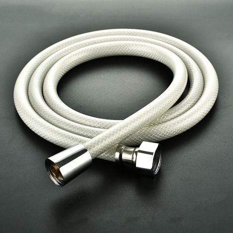 Tuyau de douche en PVC, flexible et anti-explosion - rallonge de robinet de salle de bain (3 mètres) (1/5)