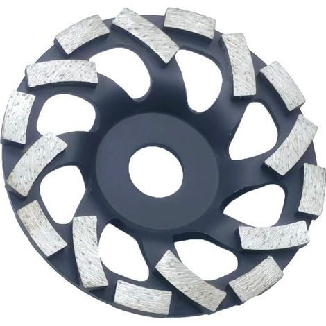 Disque Diamant Abrasif 125 à Meuler le Béton. Meule Abrasive pour Poncer Béton, Pierre, Granit (1/5)
