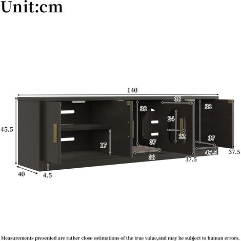 Möbel multifonctionnel 4-en-1 pour animaux avec espace de rangement, maison pour chat, boîte à litière et ventilation 149,5 x 48,5 x 14,5 cm HOMAIRE (1/5)