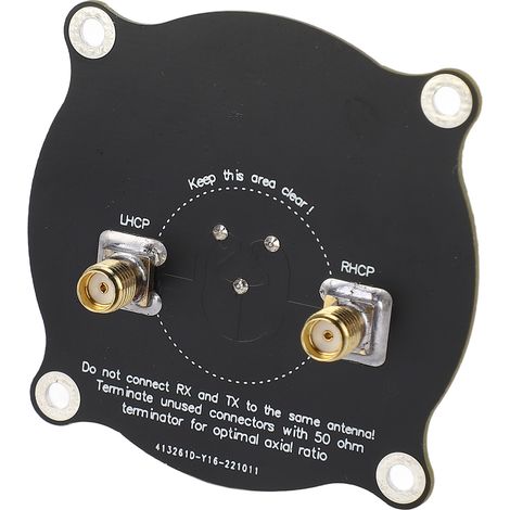 5,8 GHz Dreifach-verstärkte 9,4 dBi Richtantenne mit zirkularer Polarisation und hoher Präzision für FPV-Renndrohnen (1/5)