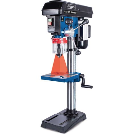 [NEUWERTIG] [NEUWERTIG] Scheppach Tischbohrmaschine DP19Vario  550 W Motor  Stufenlose Drehzahlregulierung von 440 bis 2580 U/min  Bohrfutterspannbereich von 1,5 bis 13 mm