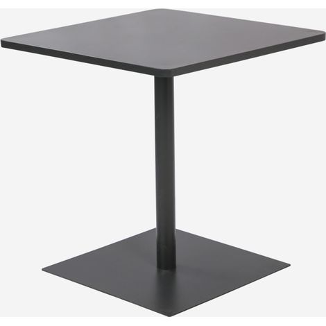 Tavolo da giardino quadrato in acciaio, 70cm (1/5)