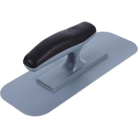 Truelle de Finition Plate Poignée Ergonomique en Plastique Bord Arrondi pour Application de Plâtre et Lissage Mural, pour Rénovation et Cloison Sèche (1/5)