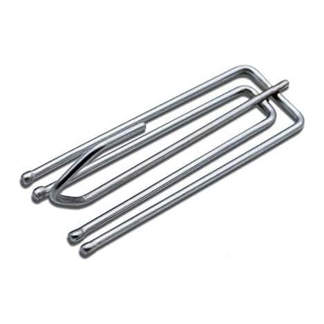 40er-Packung Metall-Gardinenhaken, zum Einklipsen, plissiert, robuste Gardinenhaken mit tiefen Spitzen (silber). (1/5)
