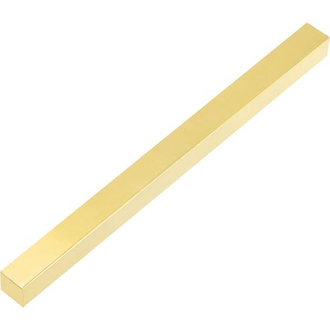 Barre Plate En Laiton H62 0.39"x0.39"x8" Barre Carrée Pleine (1/5)