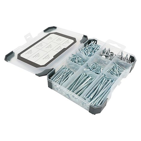 TIMCO Nails Galvanised Bright Mixed Tray - 300pcs (1/2)