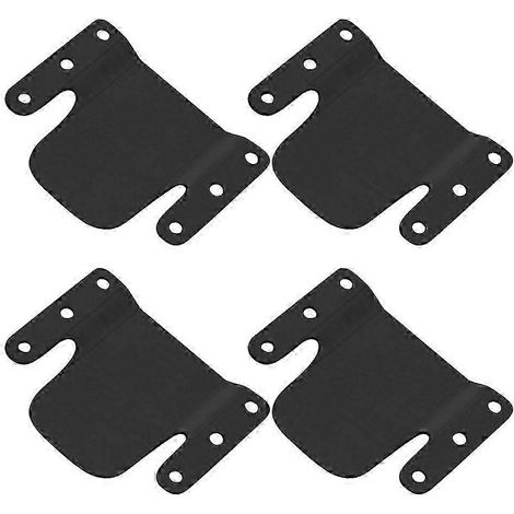 Connecteurs pour canapé modulaire, fixations de meubles en fer noir pour éviter le desserrage, paquet de 4 pièces. (1/5)