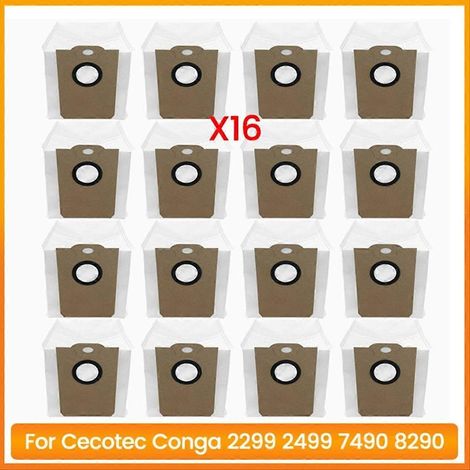 Ensemble de 16 sacs à poussière pour aspirateur Cecotec Conga 2299, 2499, 7490 et 8290 - Accessoires pour aspirateur R (1/5)