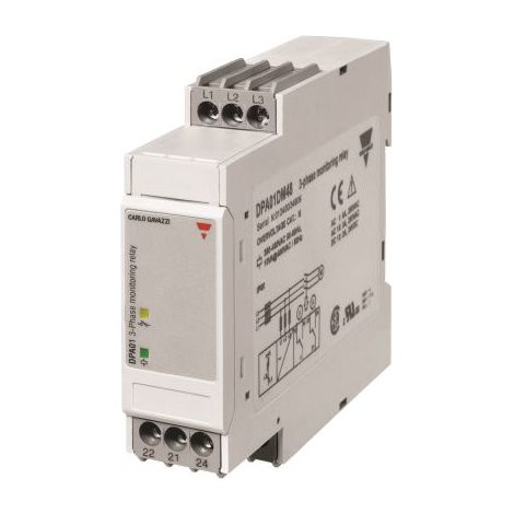 Relais de contrôle de phase Carlo Gavazzi, triphasé, 1 RT ( Prix pour 1 )