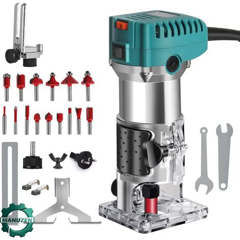 Manuzen - Défonceuse électrique pour bois – 30 000 tr/min – Version Standard (1/3)