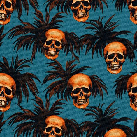 Tela Oxford decorativa para exteriores - Motivo de calavera I DX4926 (1/5)