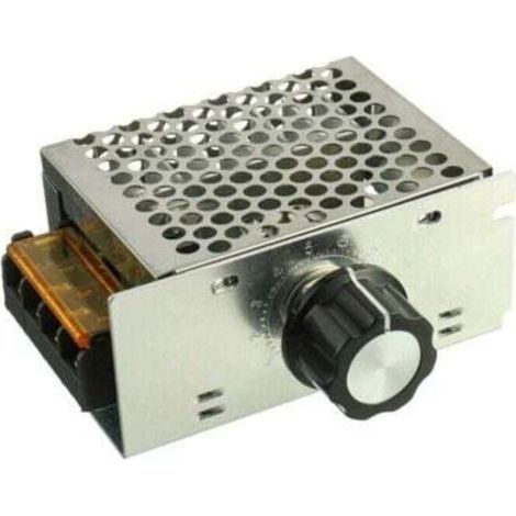 ZVD-4000W Haute Puissance SCR Régulateur de Tension Électronique 220V AC Moteur Régulateur de Vitesse Gradateur Thermostat-- (1/4)
