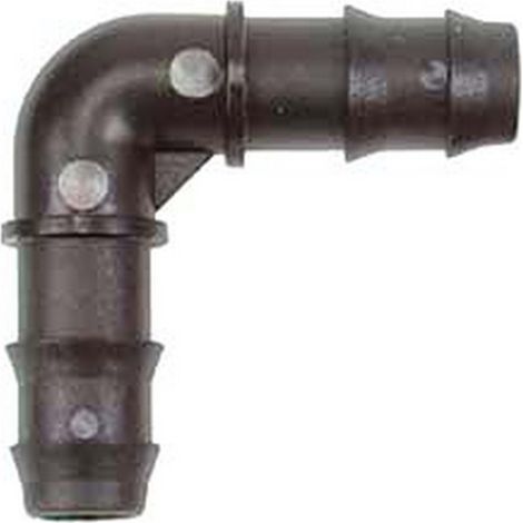 10PZ RACCORGO PORTAGOMMA GOMITO A 90° IN POLIPROPILENE - ø mm.32
