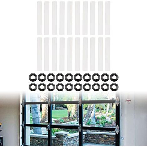 de porte de garage 80 mm fonctionnement silencieux lot de 20