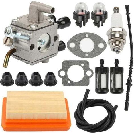 Carburador para desbrozadora, para Stihl FS120 FS200 FS250 FS300 FS350 FR350 FR450 FR480, kit de filtro de aire del carburador, repuesto 4134 120 0653, carburador para desbrozadora (1/5)