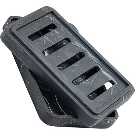Porte-savon noir à double couche pour la salle bain et douche (1/5)