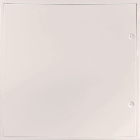 Porta di ispezione Primus, bianco, 700 x 700 mm, con chiusura quadrata (1/5)