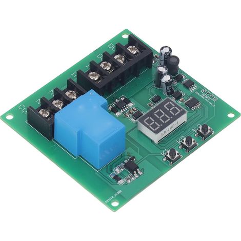 Digitales Stromsensormodul mit Anzeige, Gleichstrom-Erkennungsmodul mit Leiterplattenmaterial, 0–30 A Relaisausgang für Robotik- und Automatisierungsanwendungen (1/5)