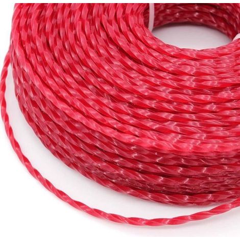 Universeller Schneidfaden für Freischneider, 3,0 mm Nylon, für Rasenmäherkopf (Twist, 3 mm x 15 m). (1/5)