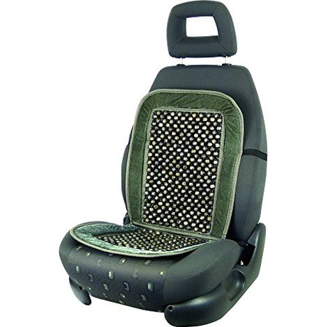 Cuscino sedile Carpoint Deluxe legno ventilazione massaggio (1/4)