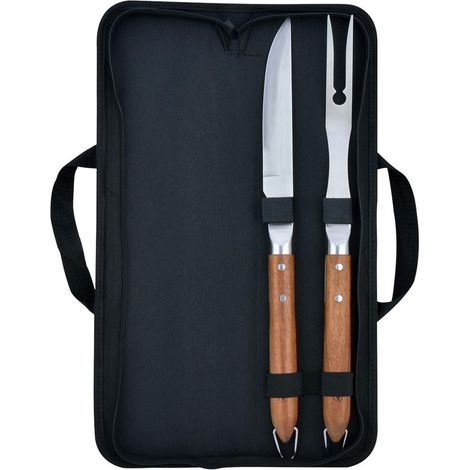 LAGUIOLE CUISSON - Set de couteau et fourchette de barbecue - "Sève" (1/5)