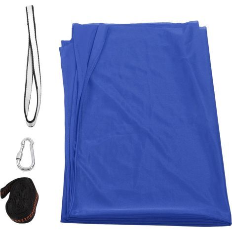 Kinderhängematte aus dehnbarem und komfortablem Polyester, ideal für sensorisches Aerial Yoga, für den Innen- und Außenbereich (blau). (1/5)