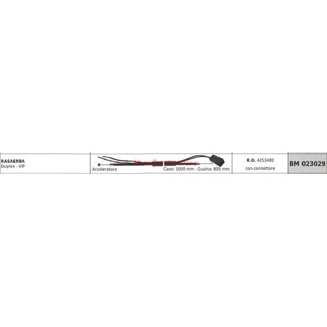 Filo acceleratore con connettore GGP per rasaerba Duplex Vip 023029