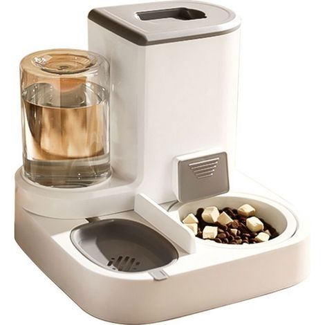 Distributeur automatique de nourriture et d'eau pour animaux de compagnie 2 en 1 Distributeur (1/4)
