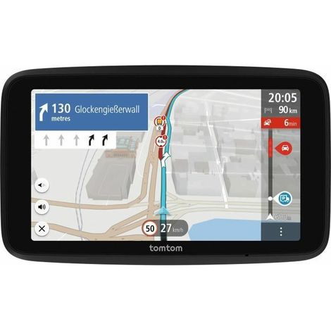 TomTom navegador para camion GO Professional 2.ª generación (con pantalla táctil capacitiva de 5" y mapas de Europa, información de tráfico a tiempo real.Ideal para camiones,buses y vehículos grandes)