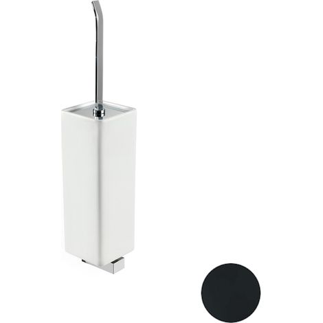 STILHAUS Gea porta scopino parete nickel nero satinato codice prod: 000GE039M57