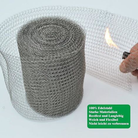 Treillis métallique en acier inoxydable, 12,7 cm x 6 m, maille fine, maille en acier inoxydable pour la protection des CLOTURE (1/5)