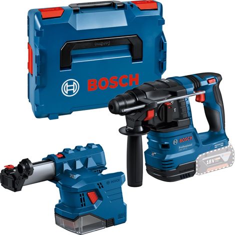 Bosch GBH 18V-22 SDS + Brushless Cordless Rotary Hammer + Dust Extractor + LBOXX (1/10)