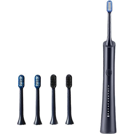 Brosse à dents électrique pour adultes et enfants, 6 modes, D-- (1/5)