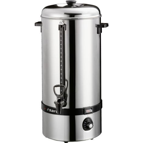 Chaudière Vin Chaud - Inox - 19L - 30-110°C - Sécurité Surchauffe - Saro