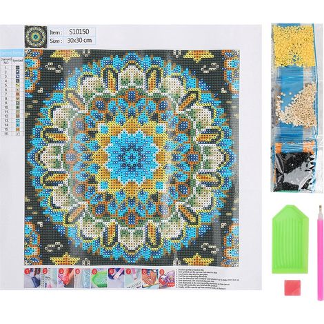 Kit de Peinture Diamant Enfant, Plein Drill, DIY Diamant Scène Maison Décoration Cadeau (S10150) (1/5)