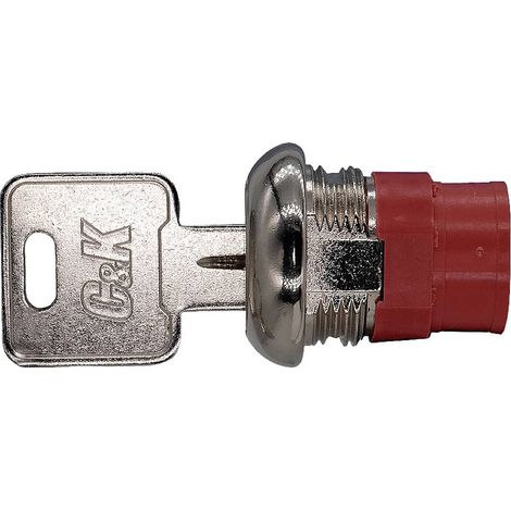 C & K Switches Y201132C201NQ Interruttore a chiave 125 V 4 A 2 x On / On 2 x 90 ° 1 pz.