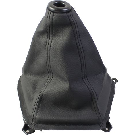 Pommeau de levier de vitesses avec soufflet anti-poussière compatible avec Hyundai Tucson – Bouton de changement de vitesse universel en cuir synthétique, accessoire intérieur voiture noir-x (1/4)