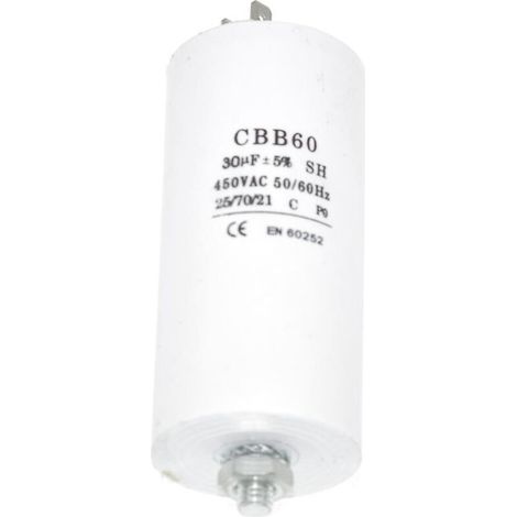 Universal 30uf Microfarad Gerät Motor Start Køre Kondensator- (1/2)