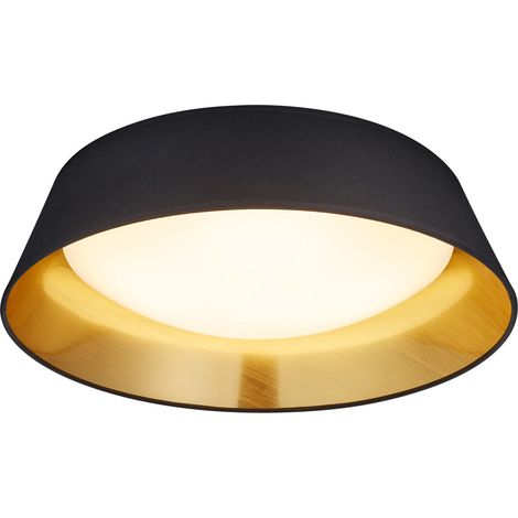 Plafoniera da Interno a LED in Tessuto Nero (1/2)