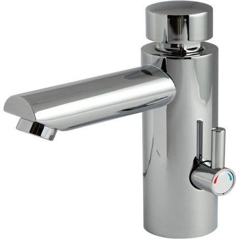 Ramon Soler Grifo de Lavabo Temporizado de 2 Aguas Cromado Serie Solestop (1/5)